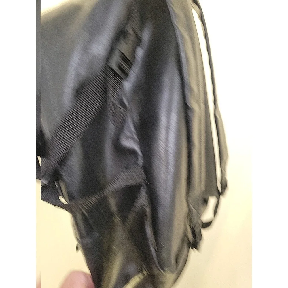 Sessions Y2K Black Faux Leather Backpack School Grunge‎ Goth Emo Daypack skater